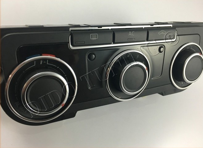 Кільця на ручки регулювання пічки VW Caddy / Golf 6 / Touran / Eos / Jetta / Sirocco / Tiguan / Vw T5 fl / T6 / VW CC / Passat B7