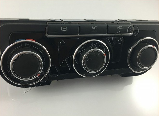 Кільця на ручки регулювання пічки VW Caddy / Golf 6 / Touran / Eos / Jetta / Sirocco / Tiguan / Vw T5 fl / T6 / VW CC / Passat B7