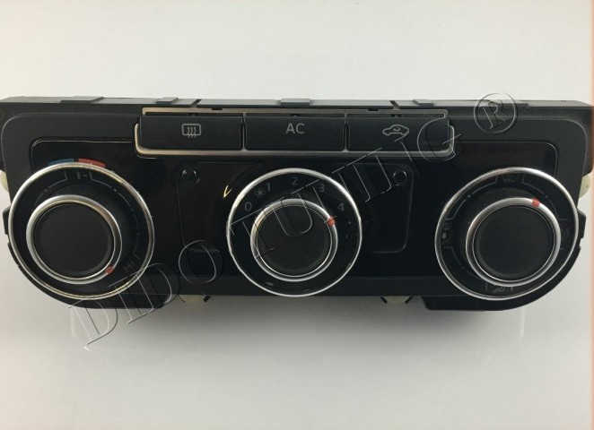 Кільця на ручки регулювання пічки VW Caddy / Golf 6 / Touran / Eos / Jetta / Sirocco / Tiguan / Vw T5 fl / T6 / VW CC / Passat B7
