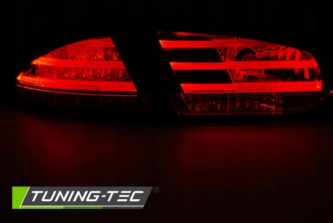 Хромовані задні ліхтарі SEAT LEON 2 дорестайл з LED поворотами