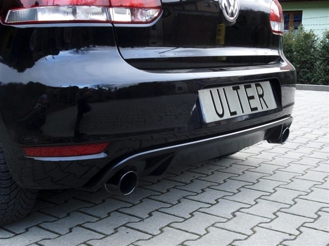 Модельний глушник Volkswagen Golf VI для бампера GTI (129-320/90RS)
