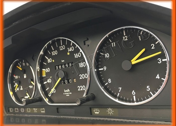 Кільця на прилади Mercedes W124/W126 (Dido)