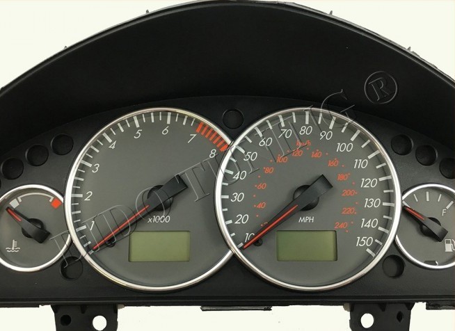 Хромовані кільця у щиток приладів Ford Cougar