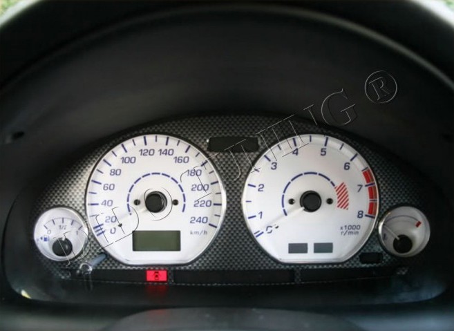 Хром кільця в щиток приладів Mitsubishi Carisma / Space Star