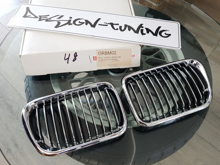 Решітка радіатора BMW E36 хром