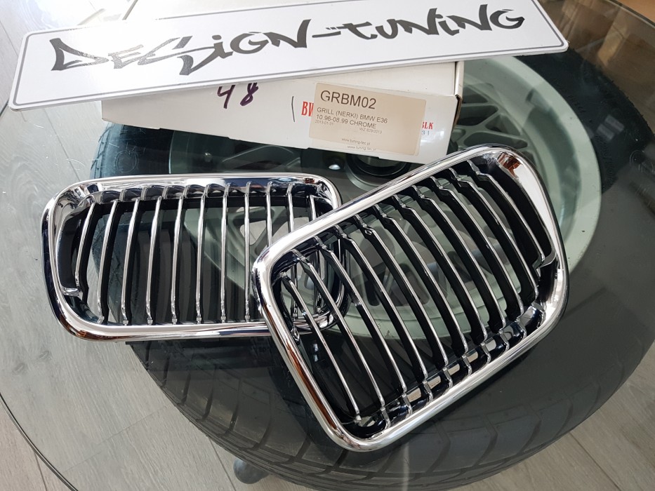 Решітка радіатора BMW E36 хром