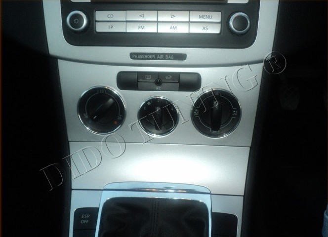 Кільця на ручки пічки VW Passat B6 / Golf 5 / Touran