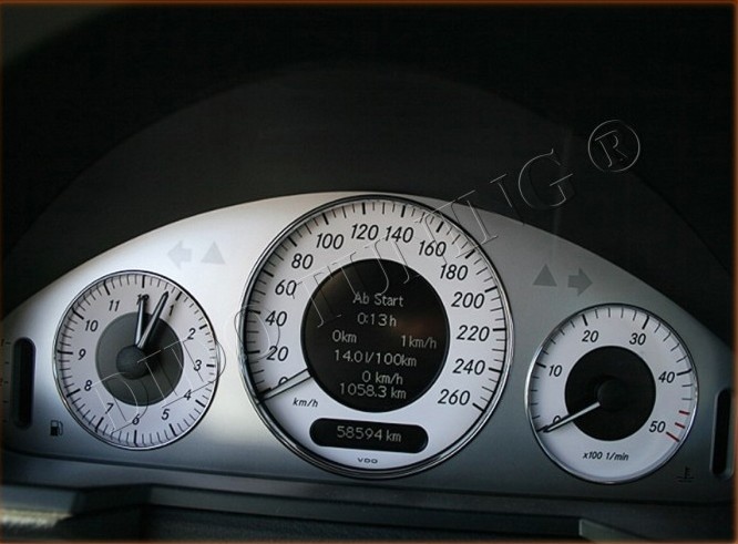 Кільця на прилади Mercedes W211