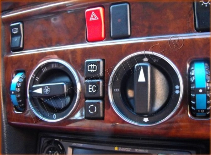 Кільця на ручки пічки Mercedes W124