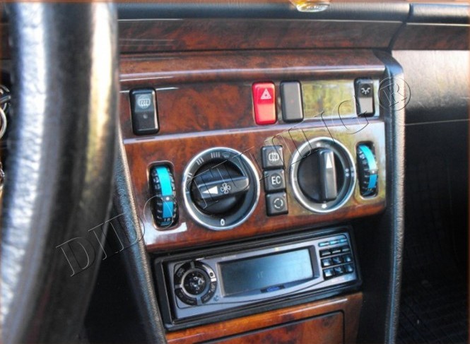 Кільця на ручки пічки Mercedes W124