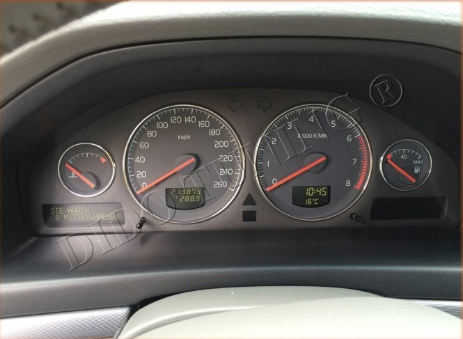 Кільця на прилади приборів Volvo S60/V70/S80/XC70/XC90