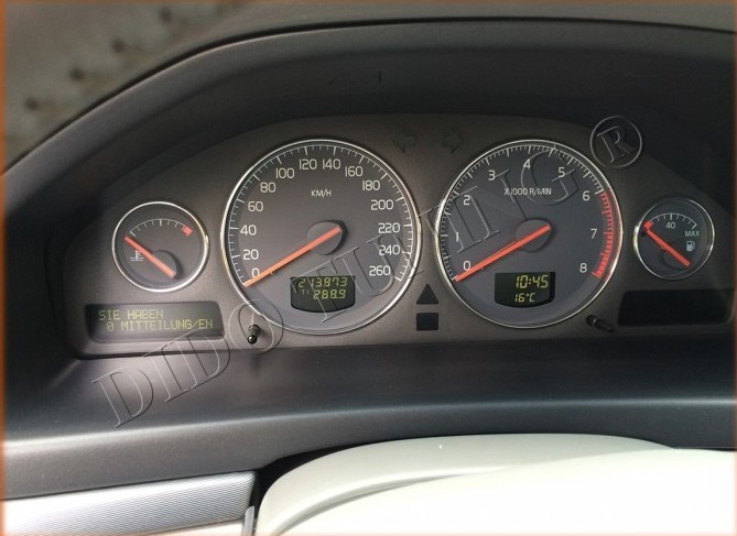 Кільця на прилади приборів Volvo S60/V70/S80/XC70/XC90