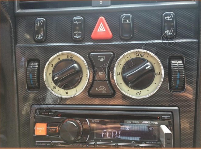 Кільця на ручки пічки Mercedes W210