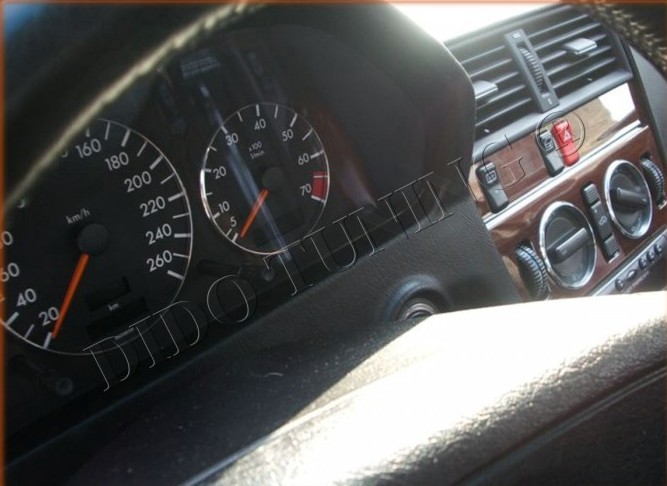 Кільця в щиток приладів Mercedes W202 дорестайл