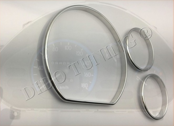 Хром кільця на прилади Daewoo Matiz (тип 1)