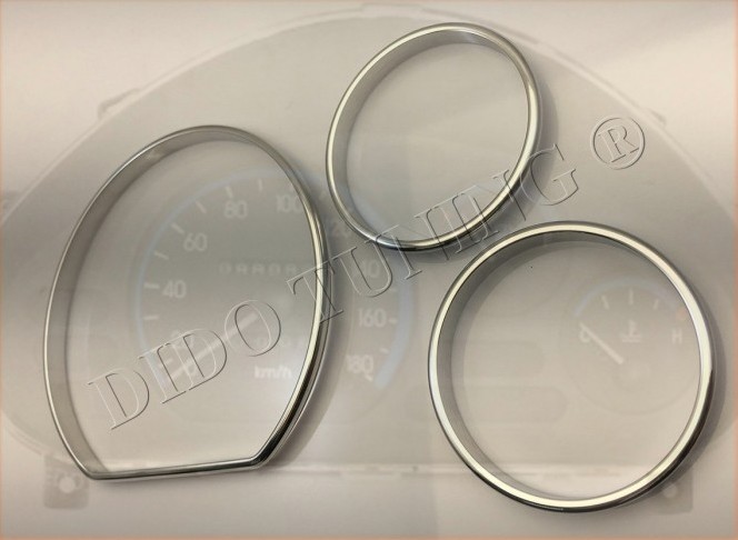 Хром кільця на прилади Daewoo Matiz (тип 1)