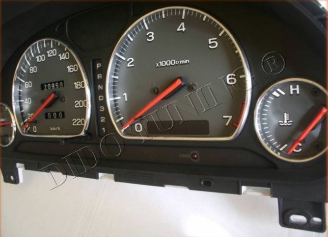 Кільця на прилади Subaru Forester I / Legacy II (підігнуті)