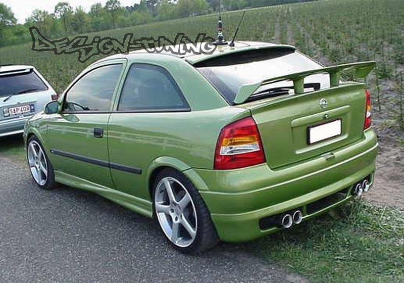Тюнінгова накладка задня Opel Astra G Hatchback (версія 1)