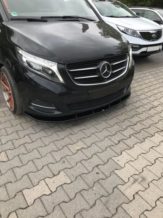 Накладка на передній бампер Mercedes V-Class W447 2014-2019 вер. 2