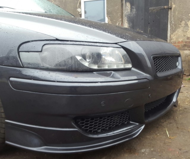 Накладки на передні фари Volvo S60 / V70 / XC70 варіант 2