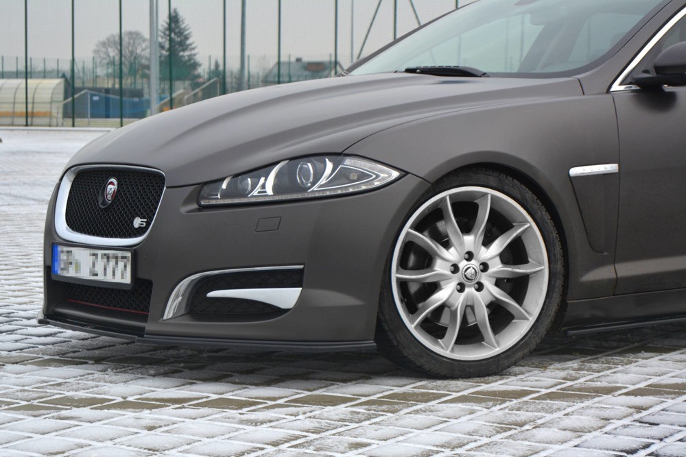 Дифузор переднього бампера Jaguar XF (X250) MK1 Sportbrake S-Pack