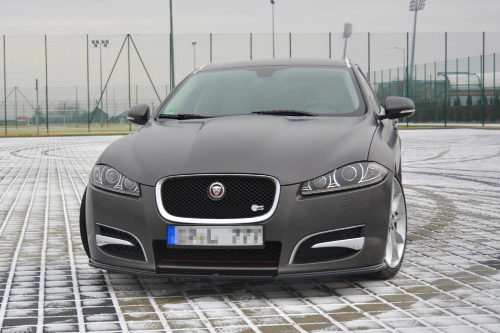 Дифузор переднього бампера Jaguar XF (X250) MK1 Sportbrake S-Pack