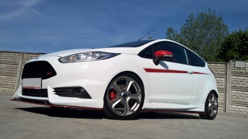 Дифузор переднього бампера Ford Fiesta MK7 ST післярест.
