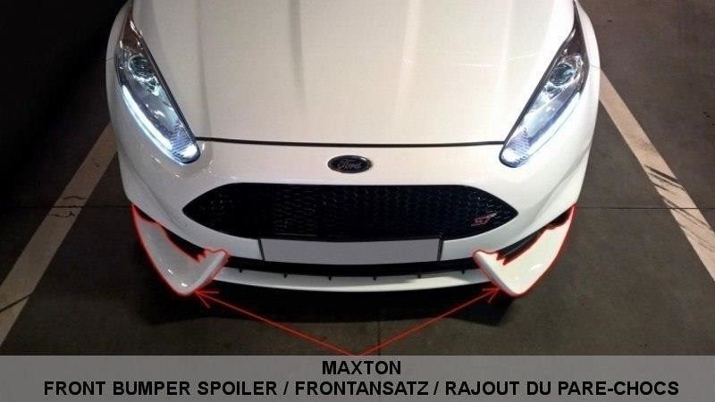 Дифузор переднього бампера Ford Fiesta MK7 ST післярест.