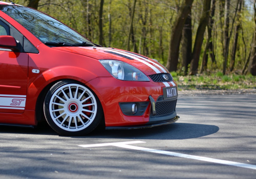Тюнінговий дифузор переднього бампера Ford Fiesta mk6 версія ST вар. 2