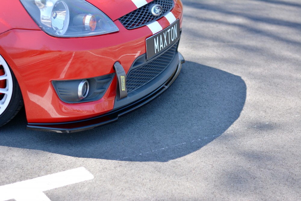 Тюнінговий дифузор переднього бампера Ford Fiesta mk6 версія ST вар. 2