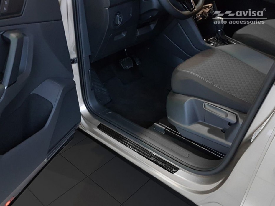 захисні накладки на пороги Volkswagen Tiguan II / Volkswagen Allspace (Carbon)