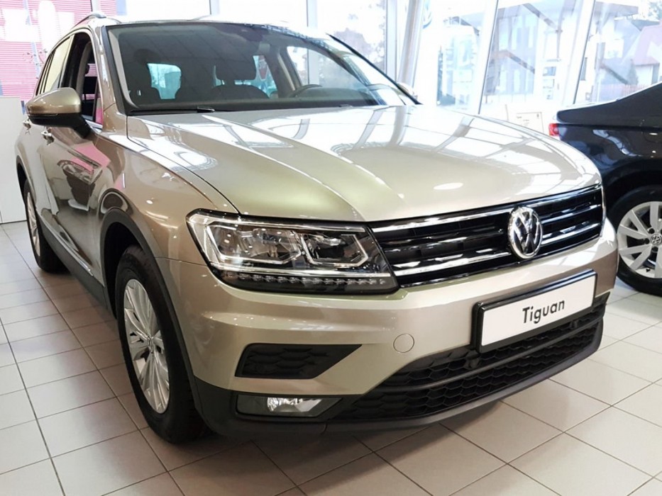захисні накладки на пороги Volkswagen Tiguan II / Volkswagen Allspace (Carbon)