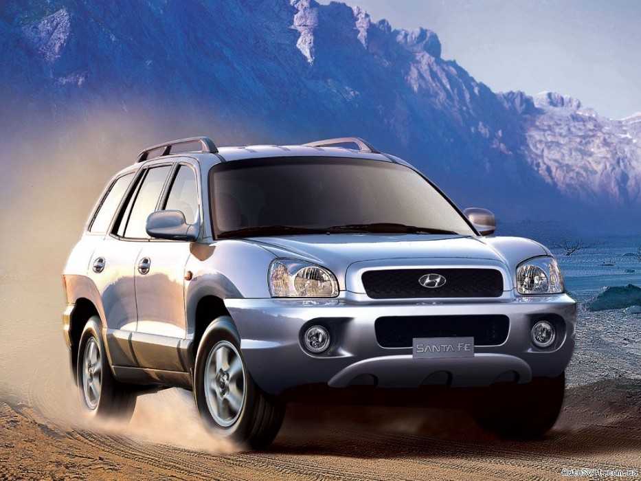 комплект бризковиків для Hyundai Santa Fe перше покоління