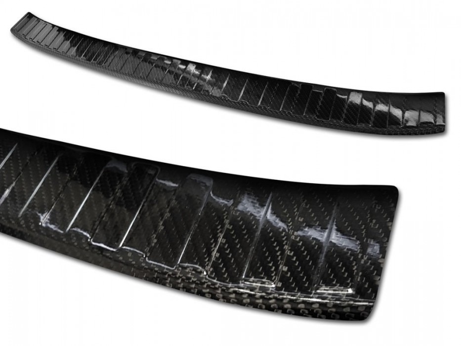 Захисна накладка заднього бампера VW Tiguan 2 / Tiguan 2 Allspace (Carbon)