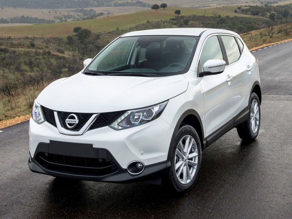 захисна накладка на бампер Nissan Qashqai чорна