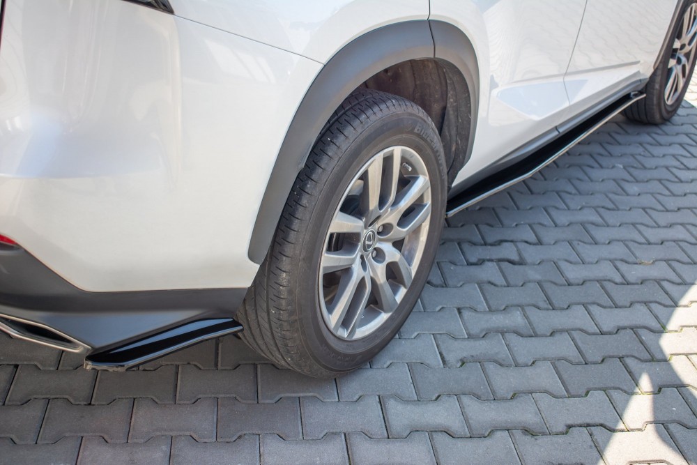 Бічні дифузори заднього бампера Lexus NX Facelift (Hybrid)