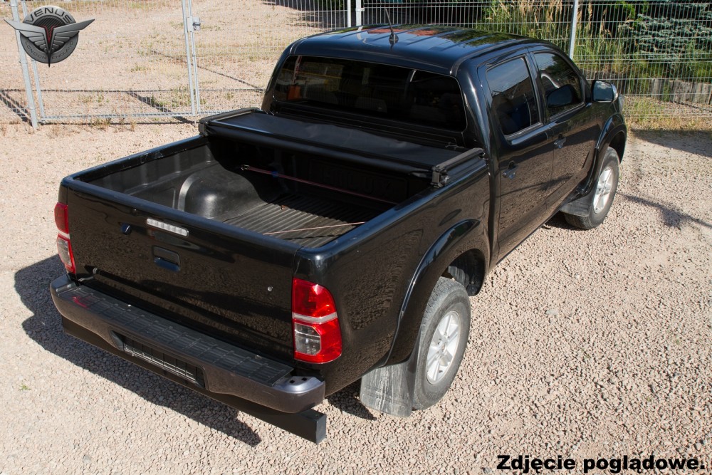 Жорстка кришка кузова пікапа ISUZU D-MAX чорна (з 3 частин)