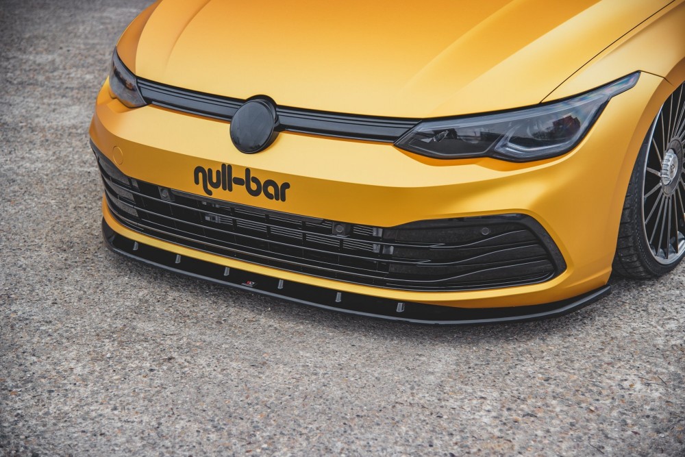 Дифузор на передній бампер VW Golf 8 вер.1