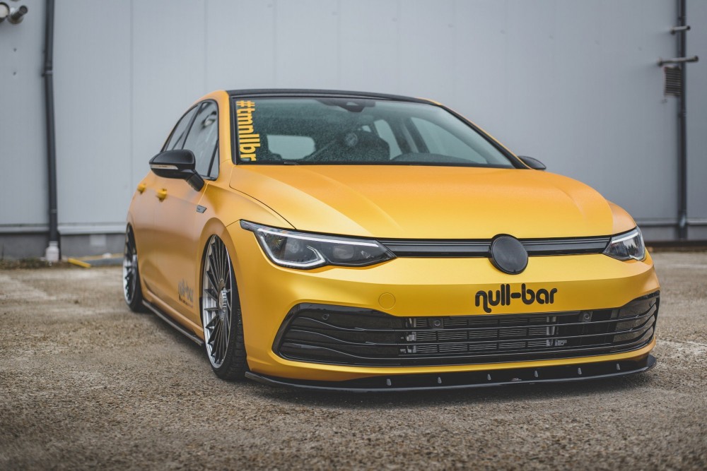 Дифузор на передній бампер VW Golf 8 вер.1