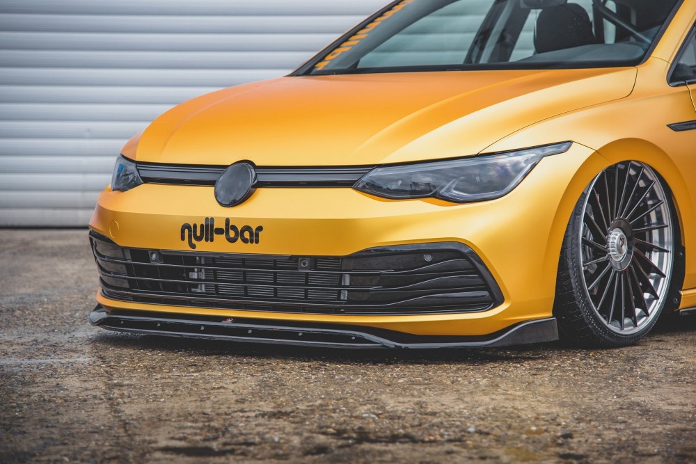Тюнінг накладка на передній бампер VW Golf 8 вер.2