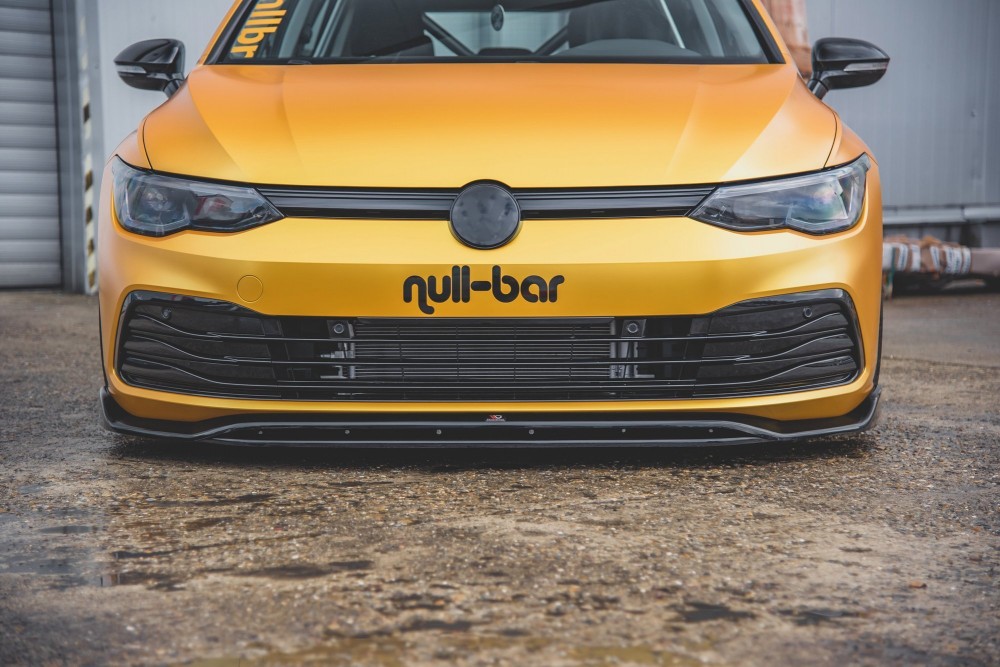 Тюнінг накладка на передній бампер VW Golf 8 вер.2