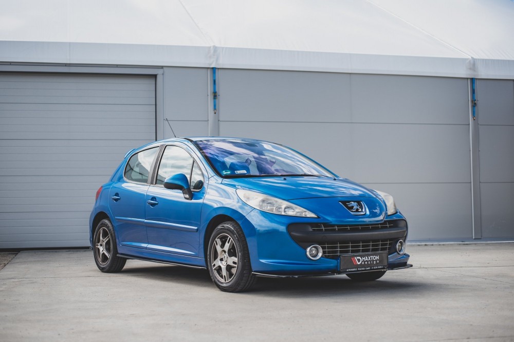 Тюнінговий дифузор переднього бампера Peugeot 207 Sport