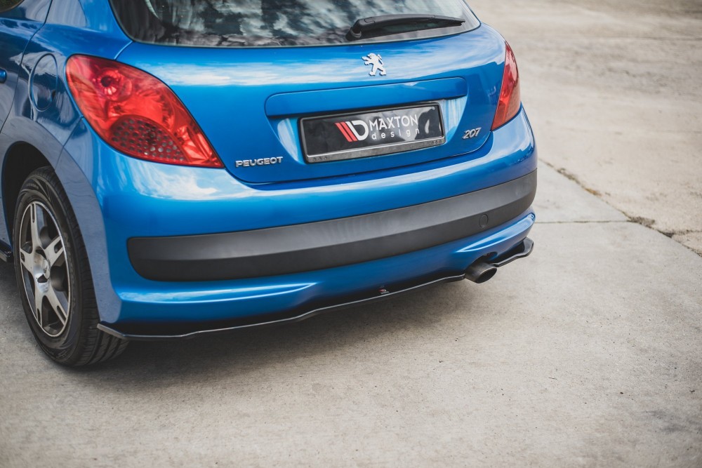 Накладка на задній бампер Peugeot 207 Sport