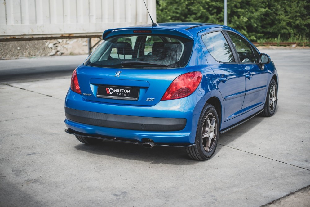 Накладка на задній бампер Peugeot 207 Sport