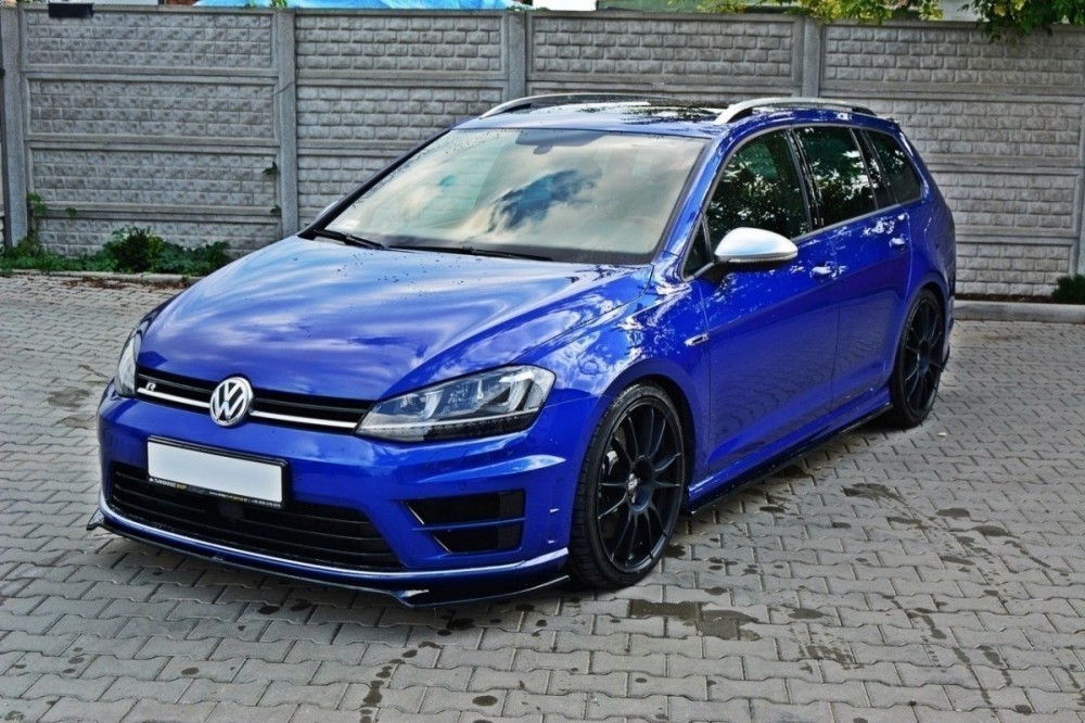Спойлер переднього бампера VW Golf 7 R/R-Line вер.2