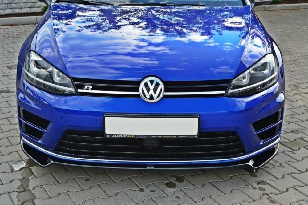 Спойлер переднього бампера VW Golf 7 R/R-Line вер.2