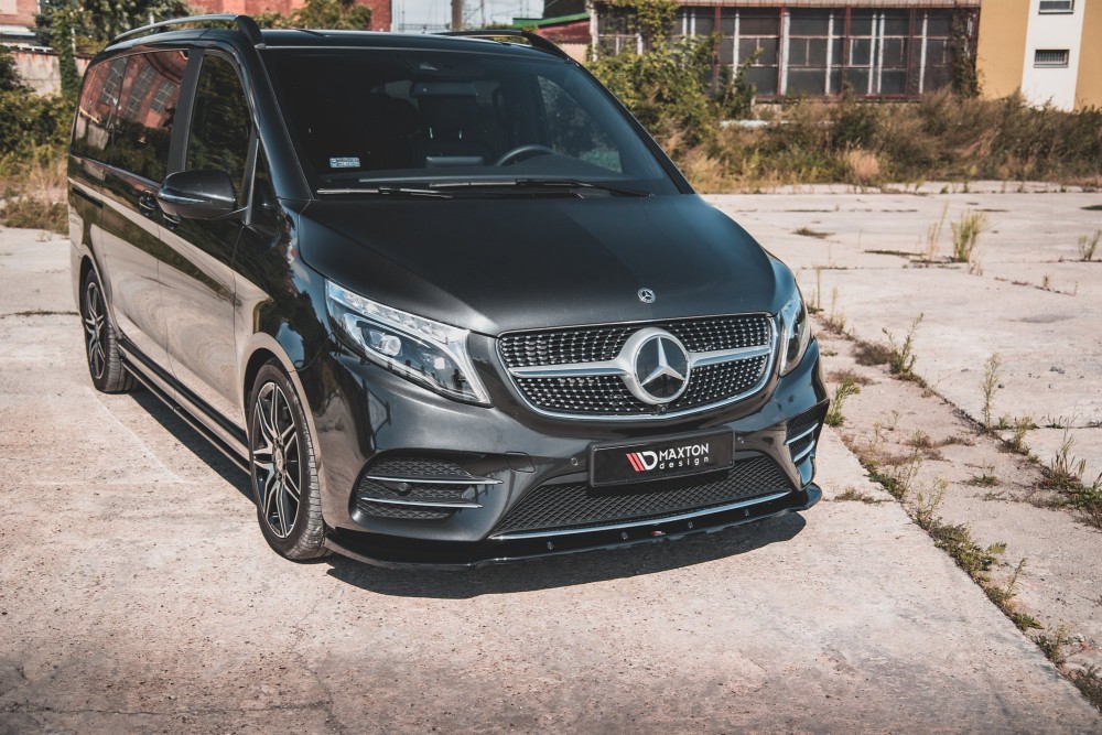 Дифузор переднього бампера Mercedes V-Class AMG-Line W447 FL вер. 2