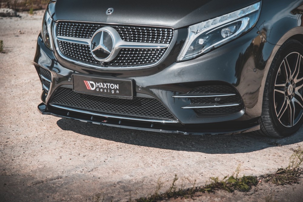 Дифузор переднього бампера Mercedes V-Class AMG-Line W447 FL вер. 2