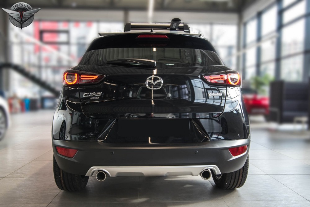 накладки переднього та заднього бампера Mazda CX-3