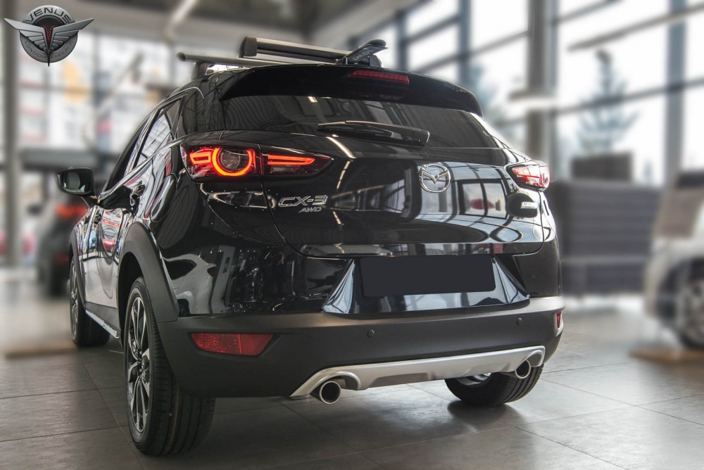 накладки переднього та заднього бампера Mazda CX-3